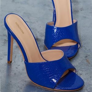 SOLD. PLT Cobalt Mule Sandals